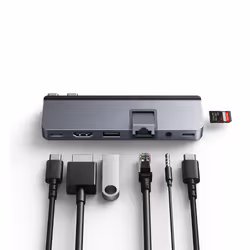 HYPER HD575-GRY-GL laptop dock/port replicator USB 3.2 Gen 1 (3.1 Gen 1) Type-C Grey - Additional view 5