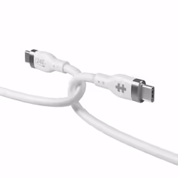 HYPER HyperJuice 240W Silicone USB-C to USB-C Cable (3ft/1m) - White - Additional view 4