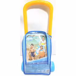 beach set with trolley, water polo arm, swimming aids and bathing boat
