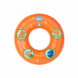 Bestway Disney - Nemo Inflatable Swim Ring 51cm, Orange, Swim ring, Vinyl, 46 cm, 110 mm, 51 cm
