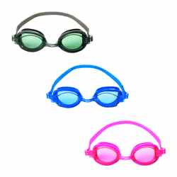Bestway Goggle Sunrays, Unisex, Blue, Orange, Yellow, Transparent, White, Silicone, Junior