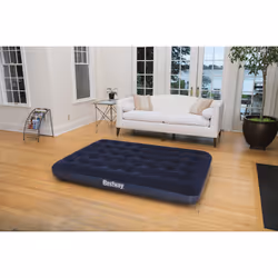 Bestway Flocked Air Bed - Air Pump / Double