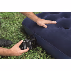 Bestway Flocked Airbed - Twin - 1.88m x 99cm x 22cm