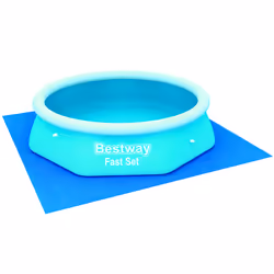 Bestway Pool Ground Cloth 2.74m x 2.74m, Ground cloth, Blue, 2.44 m, 598 g, 1 pc(s), Box
