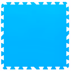 Bestway Pool Floor Protector, Floor protector, Cyan, Polyethylene, 500 mm, 500 mm, 4 mm