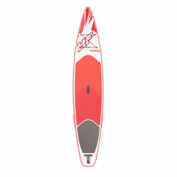Bestway Hydro-Force 12'6" x 30" x 6"/3.81m x 76cm x 15cm Fastblast Tech, Stand Up Paddle board (SUP), Flat, Grey, Red, White, ...