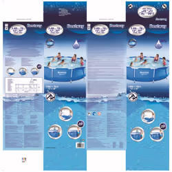 Bestway Steel Pro 56706 above ground pool Framed pool Round 6473 L Blue - Additional view 4