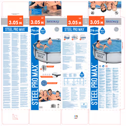 Bestway Steel Pro 3.05m x 76cm, Blue - Additional view 7