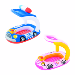 Bestway UV Careful Kiddie Car Float, Multicolour, Ride-on float, Pattern, Vinyl, 3 yr(s), 6 yr(s)