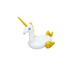 Bestway 41107 pool/beach float White, Yellow Vinyl Ride-on float