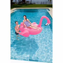 Bestway 69" x 68"/1.75m x 1.73m Supersized Flamingo Rider