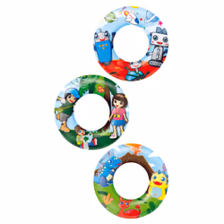 Bestway Inflatable Swim Ring 61cm, Multicolour, Swim ring, Vinyl, China, 55 cm, 130 mm