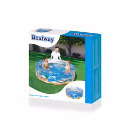 Bestway Inflatable Transparent Sea Life Pool Φ1.5m x H53cm