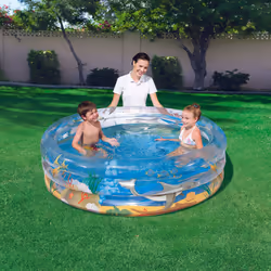 Bestway Inflatable Transparent Sea Life Pool Φ1.5m x H53cm