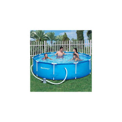 Bestway 10 ft Steel Pro Frame Pool with 330 Gal Pump 56408