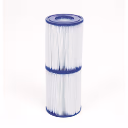 Bestway Filter Cartridge (II), Filter pump cartridge, Blue, White, 58148, 58117, 205 g, Foil bag, 106 mm