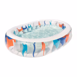 Bestway Inflatable Elliptic Family Pool 2.29m x 1.52m x 51cm - blue - Additional view 6