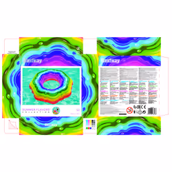 Bestway 36163 pool/beach float Multicolour Pattern PVC Swimming ring - Additional view 7