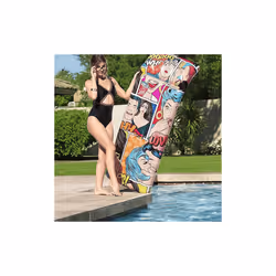 Bestway Lounger, Inflated Pool Float and Swim Aid for Kids and Adults, Pop Art Design