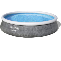 Bestway 13ft x 33Â Deep Rattan Effect Fast Set Inflatable Paddling Pool