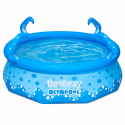 Bestway 57397, Inflatable pool, 3153 L, Round, 2 yr(s), Octopus, PVC