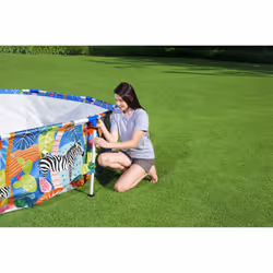 Bestway 56985 above ground pool Framed pool Round 4062 L Multicolour - Additional view 4