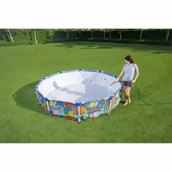 Bestway 56985 above ground pool Framed pool Round 4062 L Multicolour - Additional view 5