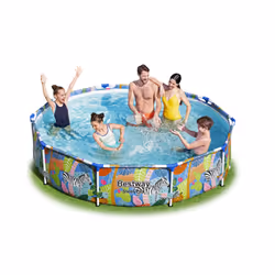 Bestway 56985 above ground pool Framed pool Round 4062 L Multicolour - Additional view 7