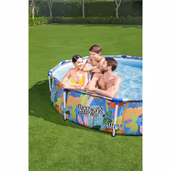 Bestway 56985 above ground pool Framed pool Round 4062 L Multicolour - Additional view 8
