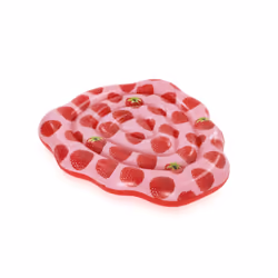 Bestway 65" x 59.5"/1.65m x 1.51m Scentsational Raspberry Pool Float, Pink, Red, Floating mattress, Image, PVC, Boy/Girl, Ras ...