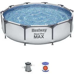 Bestway 10''X30'' Steel Pro Frame Swimming Pool inc. Filter Pump