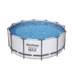 Bestway 12ft x 48inch Deep Swimming Pool Steel Pro Max Above Ground