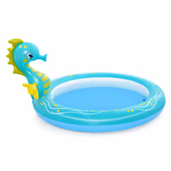 Bestway 6′2" x 63" x 34"/1.88m x 1.60m x 86cm Seahorse Sprinkler Pool - Additional view 4
