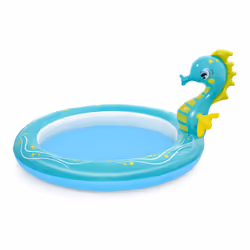 Bestway 6′2" x 63" x 34"/1.88m x 1.60m x 86cm Seahorse Sprinkler Pool - Additional view 5