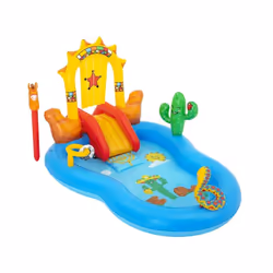 Bestway 8'8" x 6'2" x 55"/2.64m x 1.88m x 1.40m Wild West Play Center, Inflatable play center, Multicolour