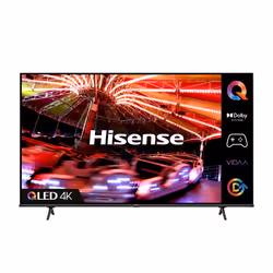 Hisense 55E7HQTUK, 139.7 cm (55"), 3840 x 2160 pixels, LED, Smart TV, Wi-Fi, Black