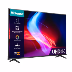 Hisense 43A6KTUK TV 109.2 cm (43") 4K Ultra HD Smart TV Wi-Fi Black 200 cd/m²
