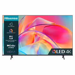 Hisense 55E7KQTUK, 139.7 cm (55"), 3840 x 2160 pixels, QLED, Smart TV, Wi-Fi, Black
