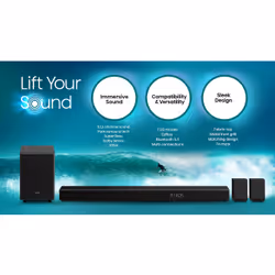 Hisense AX5125H soundbar speaker Black 5.1.2 channels 500 W - Additional view 4