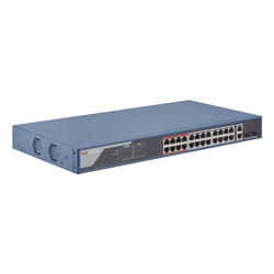 Hikvision DS-3E1326P-EI(B) network switch Managed Fast Ethernet (10/100) Power over Ethernet (PoE) 1U Blue