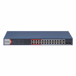 Hikvision DS-3E1326P-EI(B) network switch Managed Fast Ethernet (10/100) Power over Ethernet (PoE) 1U Blue