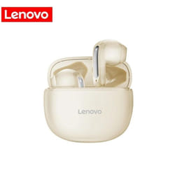 Original Lenovo EA140 TWS Wireless Earphones Bluetooth 5.4 Headphones Low Latency Gaming Headset Noise Reduction LED Earbuds With Mic - white