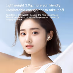 Original Lenovo EA140 TWS Wireless Earphones Bluetooth 5.4 Headphones Low Latency Gaming Headset Noise Reduction LED Earbuds With Mic - black
