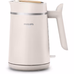 Philips Eco Conscious Edition Kettle 5000 Series, 100% Bio-based plastics*, 1.7 L Capacity, Cordless   360 Pirouette Base, Si ...