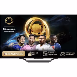Hisense 85U7NQ, 2.16 m (85"), 3840 x 2160 pixels, 4K Ultra HD, Smart TV, Wi-Fi, Anthracite