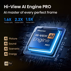 Hisense 100" U7QTUK PRO MiniLED 165Hz Smart AI TV with Freely - Additional view 5