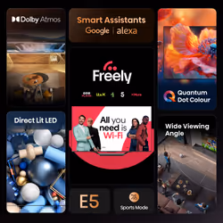 Hisense 40" E5QTUK QLED FHD Smart TV with Freely