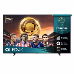 Hisense 43E7QTUK, 109.2 cm (43"), 3840 x 2160 pixels, QLED, Smart TV, Wi-Fi, Black
