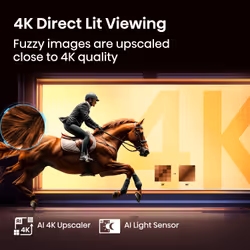 Hisense 85E7QTUK TV 109.2 cm (43") 4K Ultra HD Smart TV Wi-Fi Black 400 cd/m² - Additional view 4