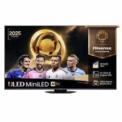 Hisense 55U8QTUK, 139.7 cm (55"), 3840 x 2160 pixels, ULED, Smart TV, Wi-Fi, Black, Grey